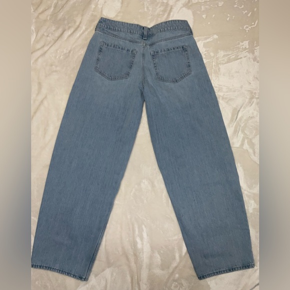 Hollister Low Rise Taper Baggy Light Blue Jeans 8L/29L - Picture 4 of 6